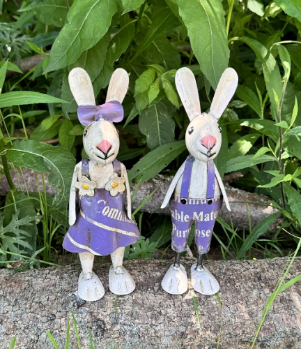 VINNIE & VIOLET BABY BUNNIES PURPLE *NEW* AVAIL JAN 2025